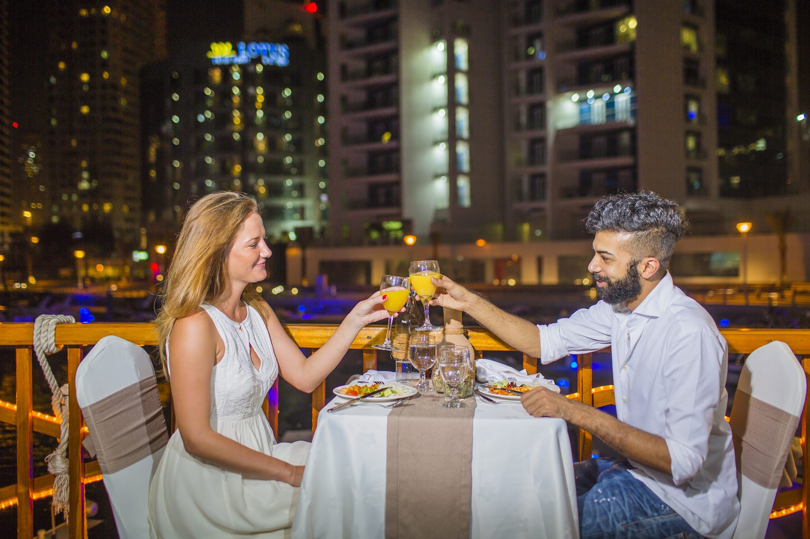 Couple Having Dinner