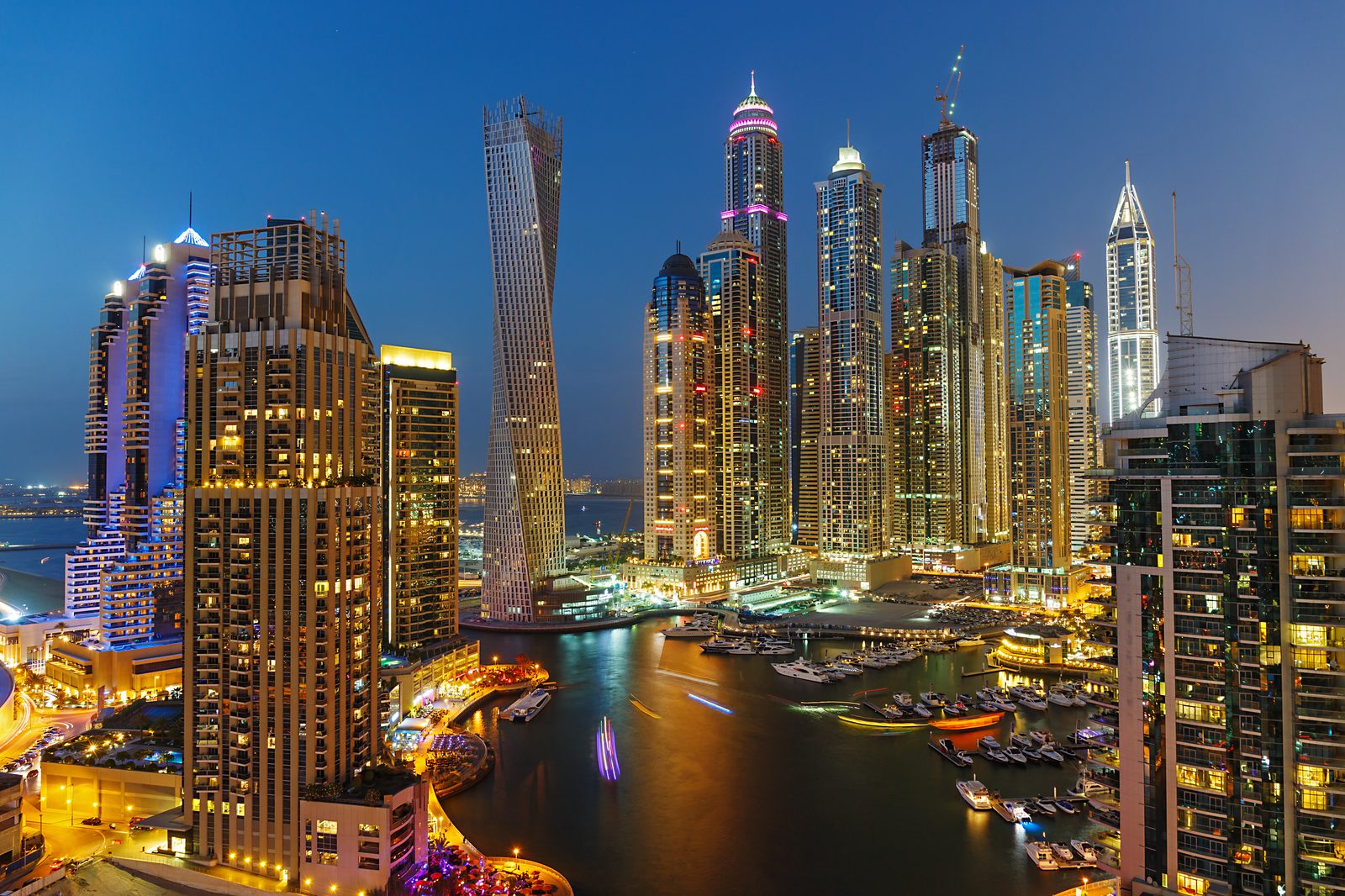 Dubai Marina at Night